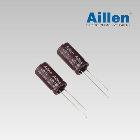Manufacturer Radial Plug In Aluminum Electrolytic Capacitor