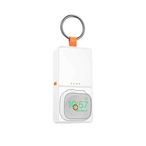 Nouveau chargeur sans fil magnétique multifonction blanc 1200 mAh tendance pour montre intelligente et téléphone mobile