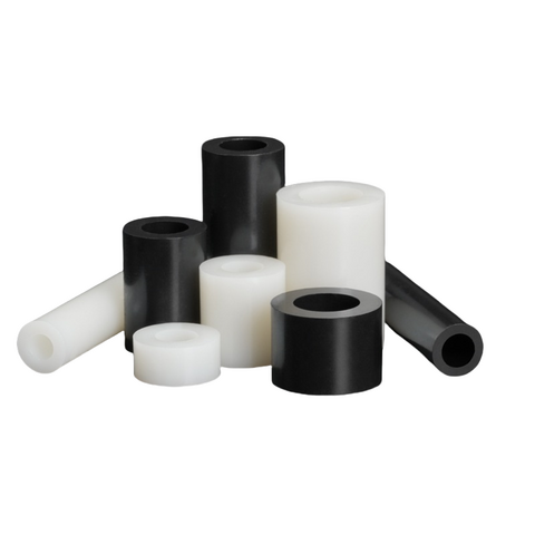 Entretoises rondes M3 en nylon OEM, entretoises en plastique ABS noir et blanc pour fixations de PCB