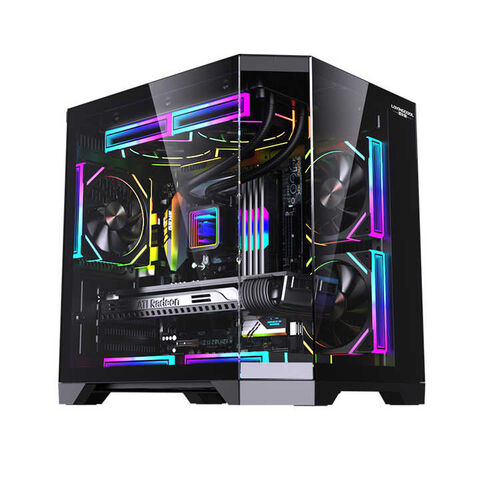 Hot Selling Matx Itx Mid Towers Desktop Rgb Cpu Pc Case Gaming Computer ...