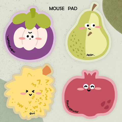 Cartoon Alien Frucht Mauspad Büro Mauspad Cartoon Mauspad Ins Style Mehrfarbig Passend