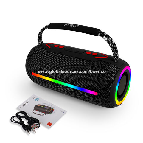 Altavoces Bluetooth únicos de 20W con soporte para llamadas BT, radio FM, tarjeta TF, unidad USB, AUX, TWS y LED de alta calidad - Altavoces privados