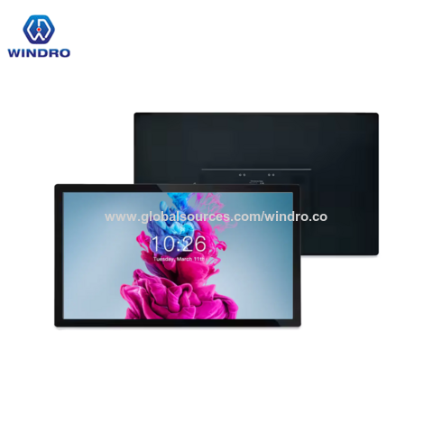 Pantalla de Señalización Digital Táctil Capacitiva de 32" para Montaje en Pared, WiFi, RJ45, Sistema Operativo Android, Alto Brillo para Publicidad for sale at factory direct price