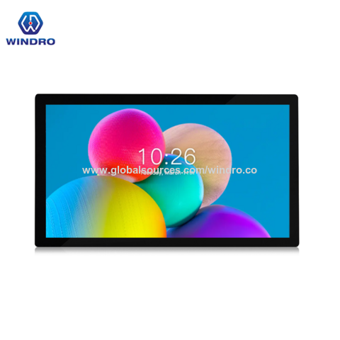 Pantalla de Señalización Digital Táctil Capacitiva de 32/27 Pulgadas para Montaje en Pared, PoE, WiFi, RJ45, Sistema Operativo Android, para Publicidad Minorista for sale at factory direct price