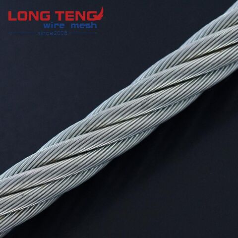 High Tensile Steel Wire Rope Ss 304 316 Rope For Cableway Towing Rope ...