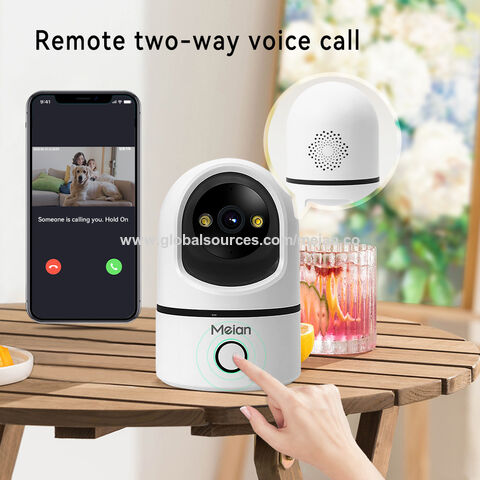 Caméra de Sécurité WiFi 2.0MP 1080P pour Maison PTZ AI Binoculaire Type Caméra Gun-ball/Dôme Intérieure