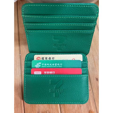 CK147 Tarjetero de cuero PU de alta calidad, tarjetero en blanco, diseño personalizado, mini billetera delgada de cuero para tarjetas de crédito for sale at factory direct price