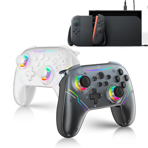 Wireless Controller For Switch /pc Gamepad Joystick Led Rgb Lights ...