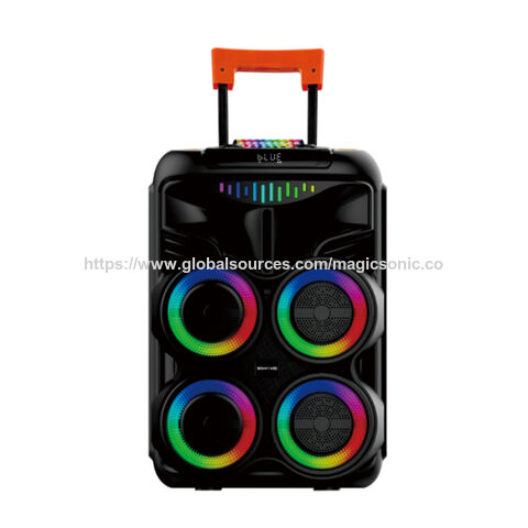 Énorme grand corps haute sonore quatre 8 pouces vente chaude sans fil bluetooth haut-parleur
