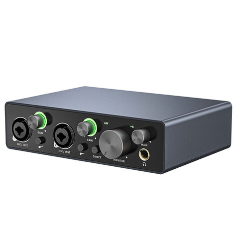 واجهة الصوت X2، خلاط صوت للكمبيوتر المحمول، استوديو تسجيل، ميكروفون محمول، كارت صوت USB for sale at factory direct price