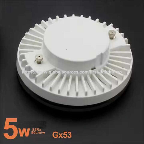 Lampe LED GX53 GX 53 5W Ampoule LED GX53 3W 5W 7W 9W 12W Sous Meuble 5W 7W 9W 12W Éclairage de Garde-Robe 110v-265V Spots LED