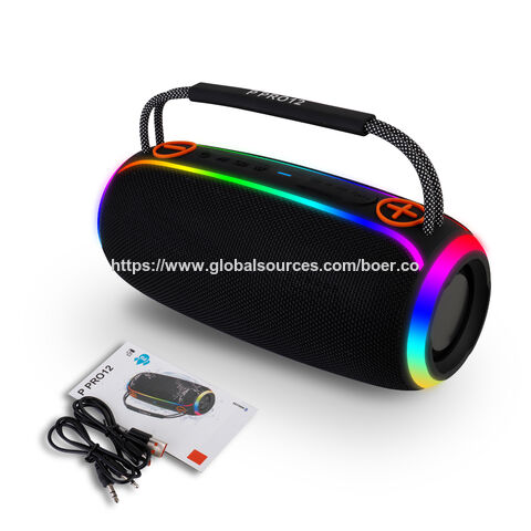 Altavoces Bluetooth únicos, altavoces inalámbricos de 20W, altavoces RGB, altavoces USB, altavoces de alta calidad con luz agradable, OEM