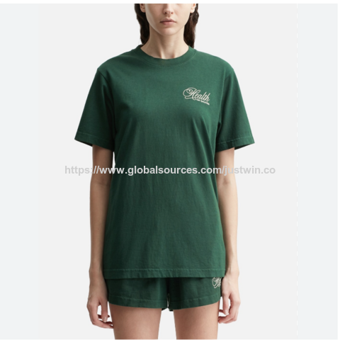 Großhandel Baumwolle Big Plus Size Damen T-Shirts Custom Printing Design Damen T-Shirt