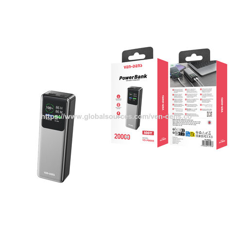 Power Bank 20000mAh Pengisi Daya Portabel Pengisian Cepat USB C PD untuk iPhone Android for sale at factory direct price