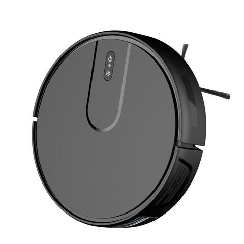 2000pa Suction Power 4400mah Battery Black Color App Control Best Robot