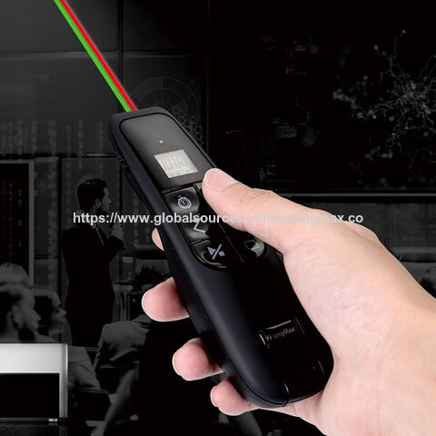 Présentateur sans Fil avec Pointeur Laser MP03 - Système de Télécommande sans Fil, Moule Privé