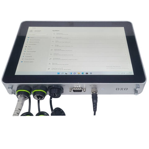 Painel PC Industrial ODM IP65 400nits Core i5/i7 Gen 8ª Sem Ventoinha, Ampla Temperatura 9-36V Computador Embutido VESA à Prova D'água