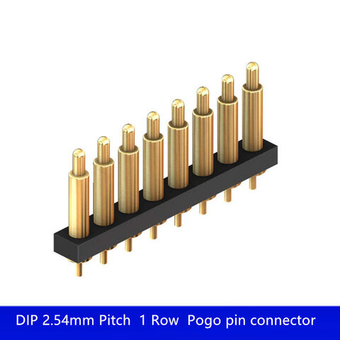 Connecteur Pogo Pin Pas de 2,54 mm, 1 Rangée, Connecteur Pogo Pin Personnalisé Nouveau