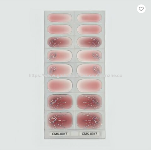 Tiras de Uñas Autoadhesivas - Color Nude, con Brillo, Compatible con Lámparas UV/LED, Calidad de Salón, Larga Duración, Fácil de Aplicar y Quitar for sale at factory direct price