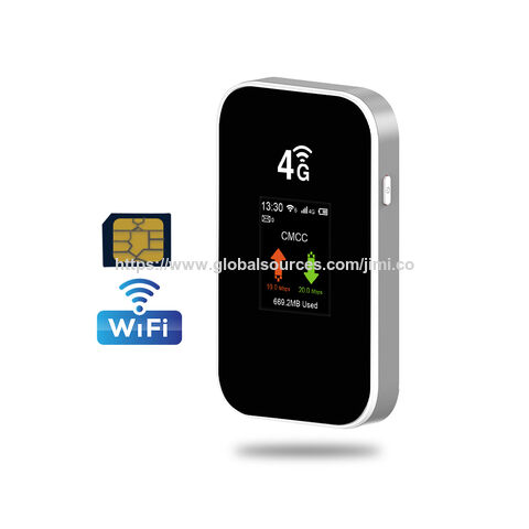 Portable 3000mah Battery 4g Lte Mifis Router With Esim Sim Card Cpe ...