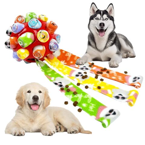 Jouet Puzzle Personnalisé pour Animaux de Compagnie, Vente Chaude 2025, Jouets Interactifs de Recherche de Nourriture pour Chiens, Jouet d'Entraînement à l'Odorat pour Chiens, Balle à Renifler pour Animaux de Compagnie for sale at factory direct price