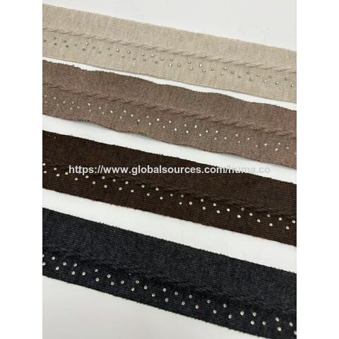 Buy China Wholesale Cotton Ribbon With Hotfix Rhinestone Trim New ...