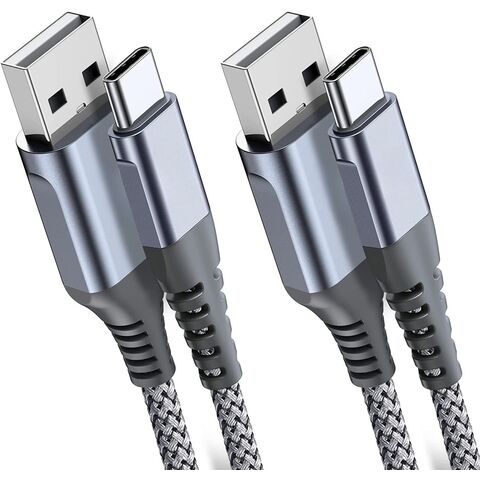 Cable USB 3.1 Tipo C al por mayor, cable de carga USB C metálico con trenzado