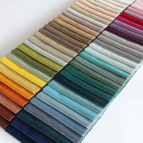 Tissu d'ameublement 100% polyester en velours hollandais tricoté pour textiles de maison, décoration intérieure imperméable, mobilier de canapé en velours hollandais for sale at factory direct price