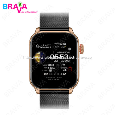 OEM ساعات ذكية أنيقة AMOLED ساعة عصرية بتصميم قطعة واحدة وحماية من الماء IP68 for sale at factory direct price