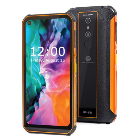 Preiswertes Smart Phonemax IP68 wasserdicht 6050mAh 6,3 Zoll Android 10 GSM Handy 4GB 128GB Octa Core Mobiltelefon for sale at factory direct price