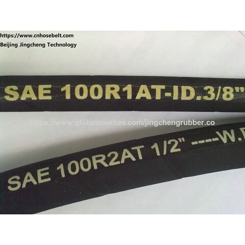 Sae 100 R1at Steel Wire Braide Hydraulic Hose For Coal Mining Cloth ...