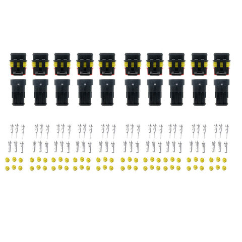Conector automotriz AMP serie 1P2P3P4P5P6P 14AWG personalizado, enchufe impermeable macho y hembra, cable de alimentación, arnés de cableado
