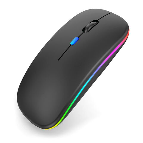 Rato Ótico Sem Fio de Modo Duplo com Função Silenciosa, Interface USB e Carregamento Bluetooth para Computador, Escritório e Gaming for sale at factory direct price