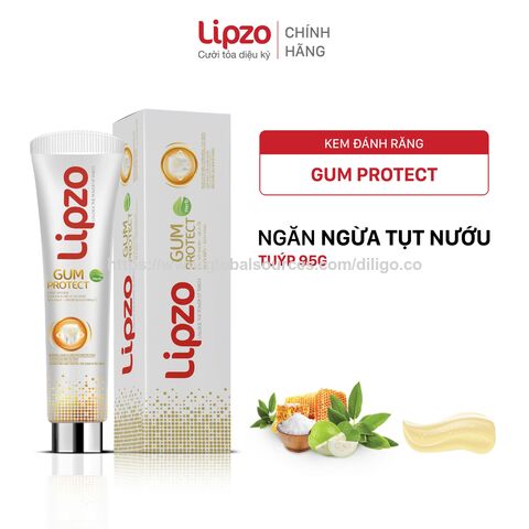 معجون أسنان Lipzo Gum Sensitive Protect للاستخدام المنزلي، 110 جرام، من الشركة المصنعة