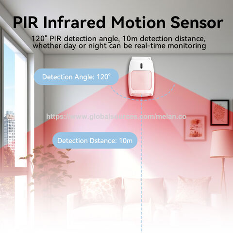 Sensor de movimento PIR com fio por atacado para sistema de alarme residencial for sale at factory direct price
