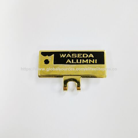 Clips de Sombrero Personalizados, Clips de Sombrero de Golf para Exalumnos al por Mayor, Color de Esmalte Duro for sale at factory direct price