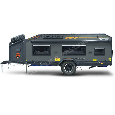 Reboque de Expedição Off-Road Popular com Suspensão Independente e Teto Rígido Pop-up para Venda for sale at factory direct price