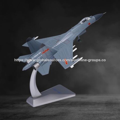 Modelo de avión de combate J-11, aleación militar, estático, alta simulación, aeronave de aviación, modelo de espuma for sale at factory direct price