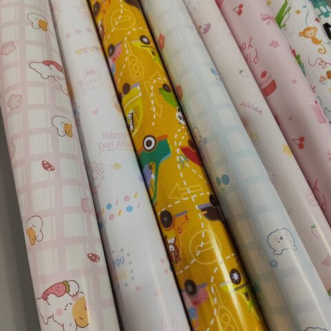 Papel de regalo para fiestas, papel de envolver regalos navideños, diseño floral pequeño y lindo para forro de libros, decoración de cajas de regalo