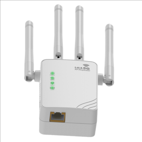 New Wifi Repeater, 1200mbps And 5g Dual Band, Dual Rj45 Interfaces ...