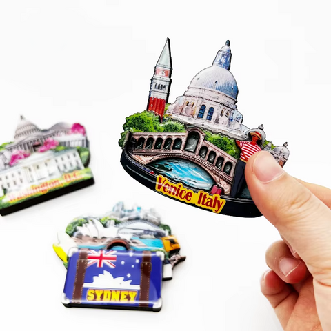 Charming Rustic Country Decor Wood Fridge Magnet