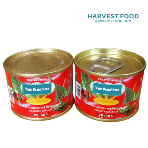 Concentré de Tomate en Conserve pour le Marché Africain avec Marque Privée 800g 400g 2200g Cartons avec Marque OEM de Haute Qualité Disponible for sale at factory direct price