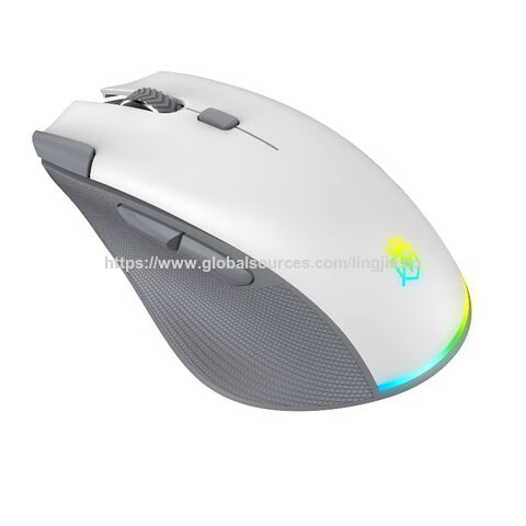 Nouvelle Souris Gaming Ergonomique, Souris Silencieuse 2.4G sans Fil avec Récepteur USB, Souris d'Ordinateur Portable pour PC, Capteurs Optiques de Haute Précision