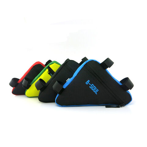 Bolsa de sillín para bicicleta, bolsa de ciclismo, bolsa para bicicleta de montaña, kit de herramientas triangular, bolsa para tubo superior, accesorios para equipos de bicicleta for sale at factory direct price