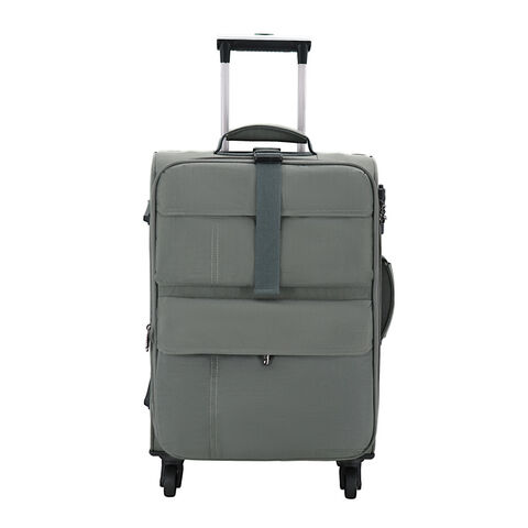 حقيبة سفر نايلون بعجلات عالمية بسحاب، صندوق بسعة كبيرة، حقيبة سفر بعجلات للبالغين for sale at factory direct price