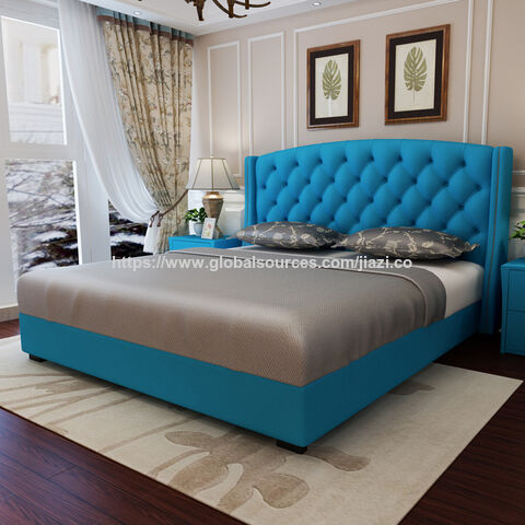 Cama tapizada de lujo AAA de alta calidad y confort for sale at factory direct price