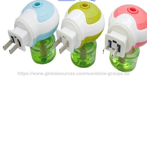 Líquido repelente de mosquitos de longa duração para uso doméstico, repelente elétrico de mosquitos, conjunto de perfume elétrico anti-mosquitos