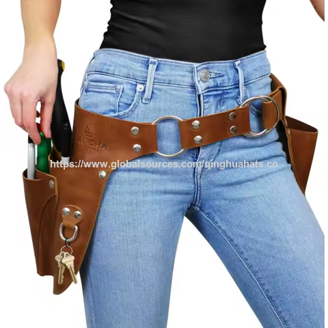 مريلة بستنة نسائية مخصصة، حزام أدوات بستنة جلدية لأدوات الحدائق for sale at factory direct price