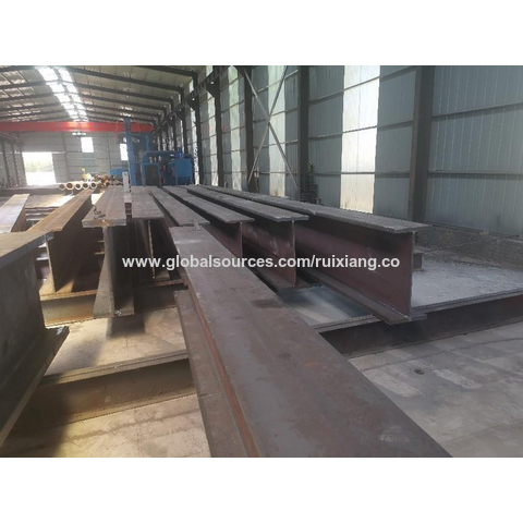 H-beams/SS400 Steel H-Beams with Decoiling and Welding, Q345 Structural Steel Beam for Industrial Construction