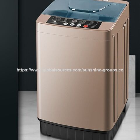 Fully automatic washing machine for household dormitory rental house small washing and drying integrated hot drying silent